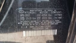 
										Salvaged Cars 2021 Hyundai Sonata full									