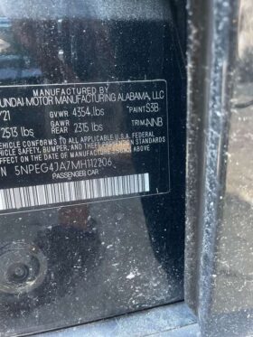 Salvaged Cars 2021 Hyundai Sonata