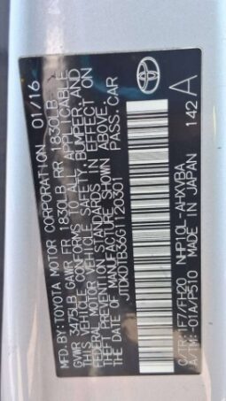 
										Salvaged Cars 2016 Toyota Prius C full									