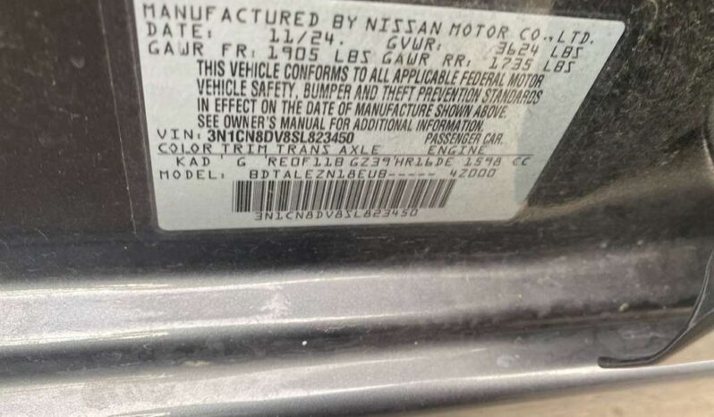
								Salvaged Cars 2025 Nissan Versa full									