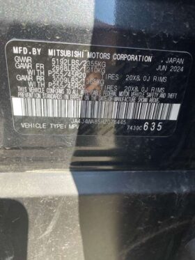 Salvaged Cars 2024 MITSUBISHI Outlander