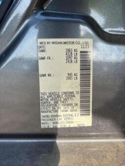 Salvaged Cars 2022 Nissan Altima